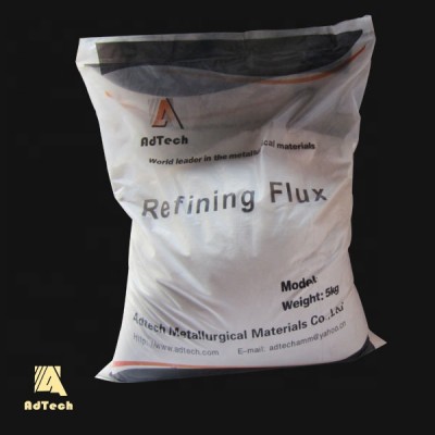 Mg remover fluxes for foundry furnace