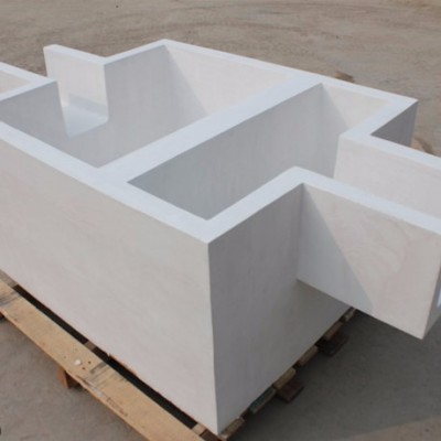 Refractory material castable preformed shape liner ceramic filter box lining